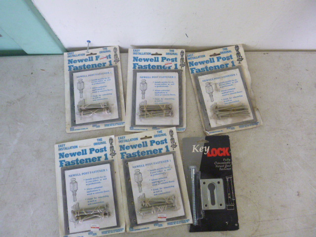 lot 42 image: 5 Packages of Newell Post Fasteners
