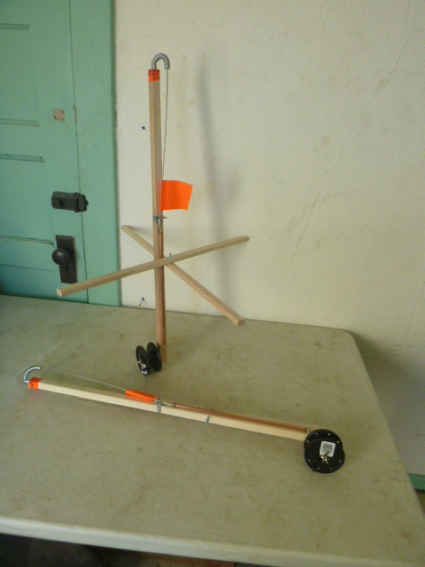 lot 103 image: 2 Wooden Tip Ups