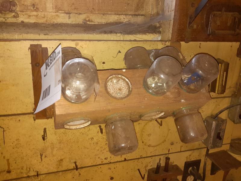 lot 71 image: An interesting Home Made nailscrew holder