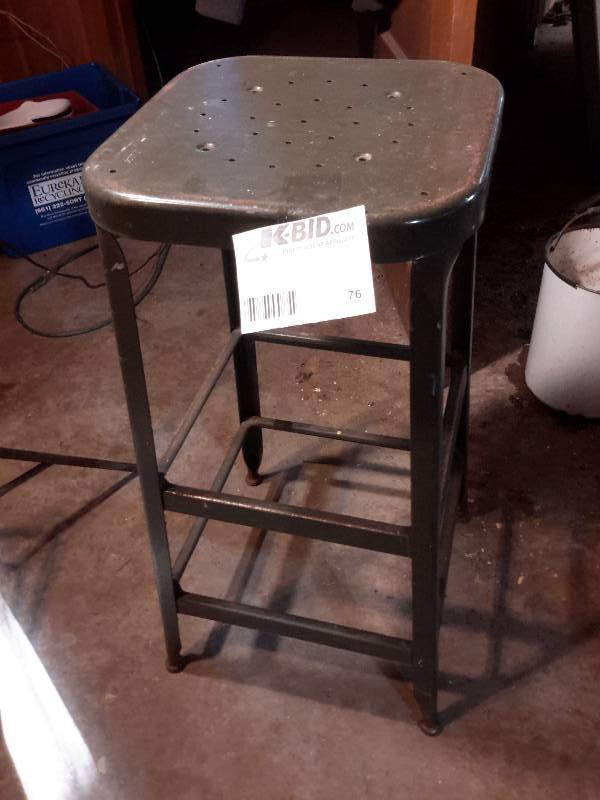 lot 76 image: Industrial stool