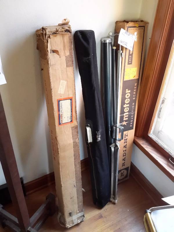 lot 117 image: 2 projector screens