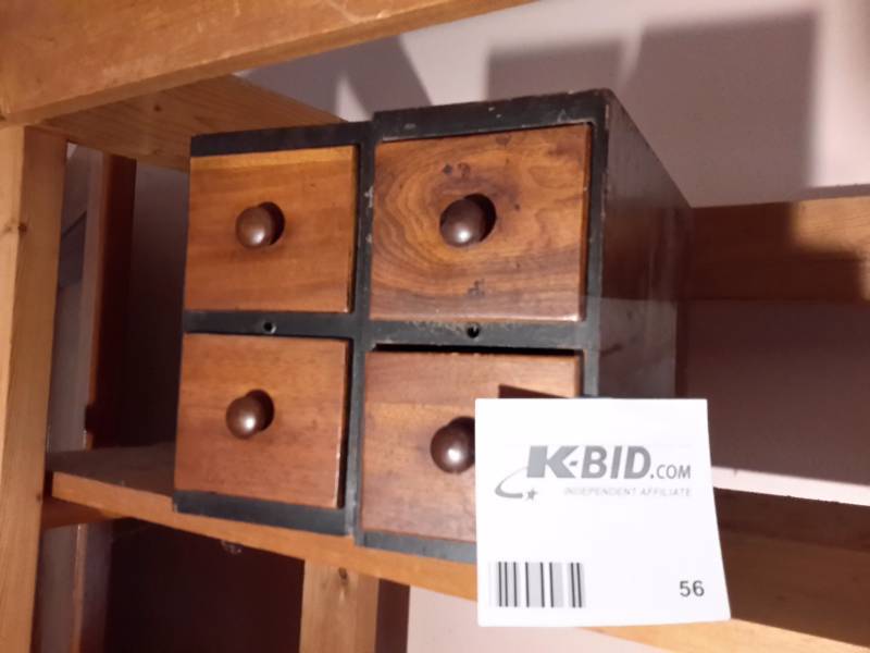 lot 56 image: 4 card drawers