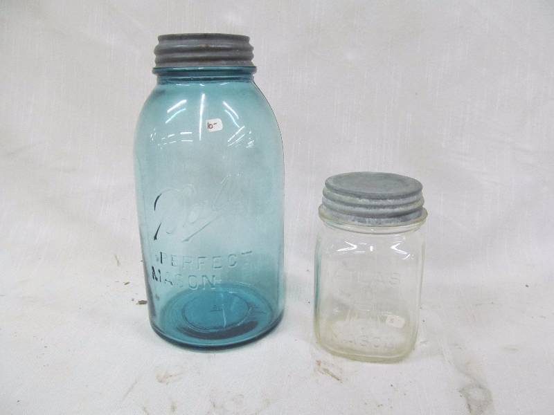 lot 62 image: vintage canning jars
