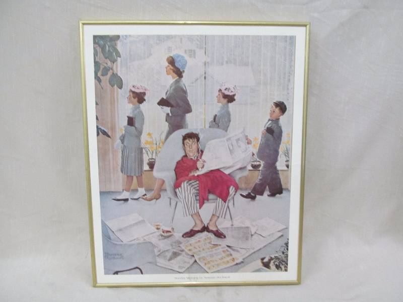 lot 69 image: Norman Rockwell print