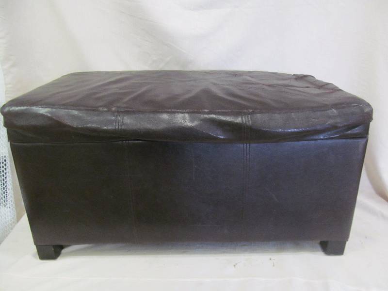 lot 269 image: ottoman storage chest