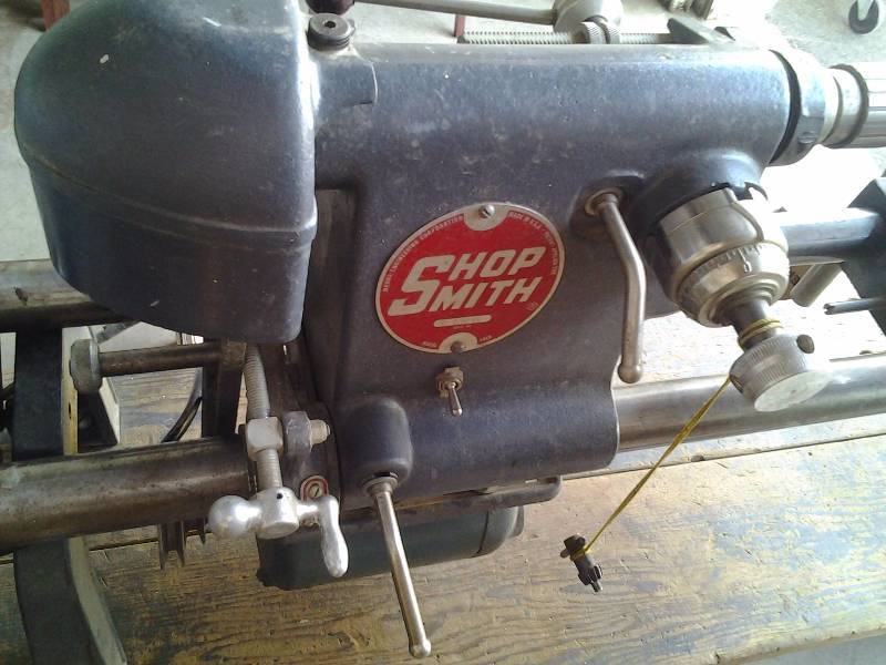 lot 1 image: Shopsmith Multipurpose Table SawLathe Woodworking Tool With Attachments