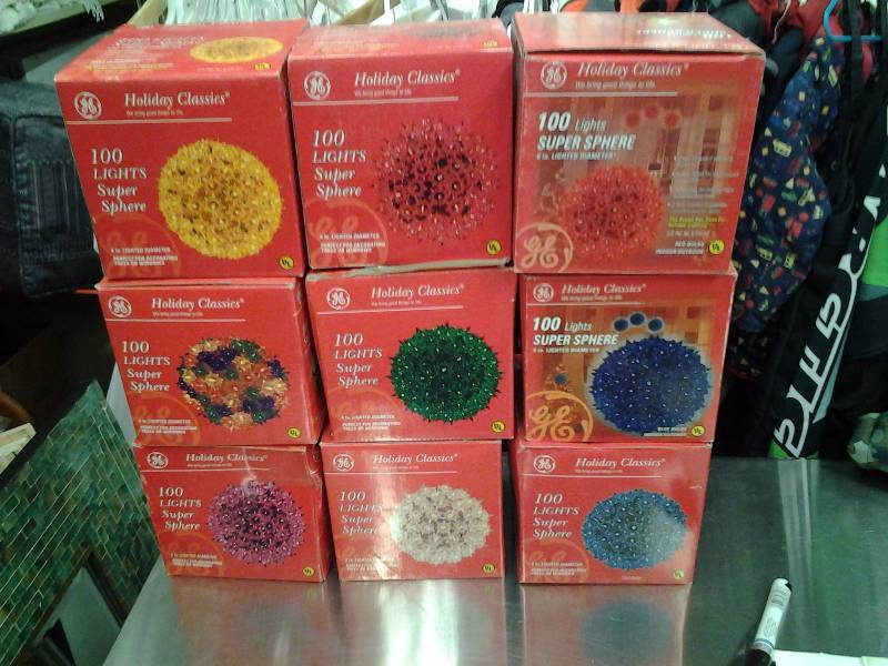lot 81 image: 9-100 Light Super Spheres (Assorted)