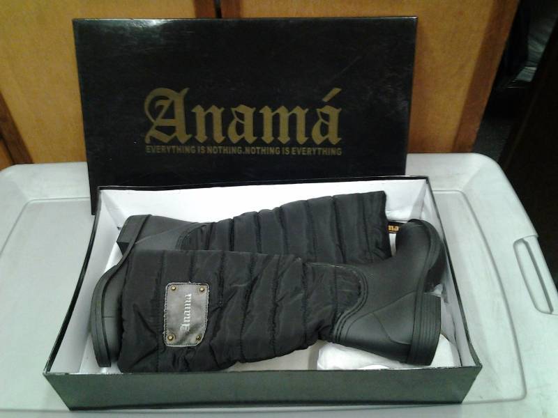 lot 97 image: NEW Anama Winter Boots - Ladies Size 6 (Black)