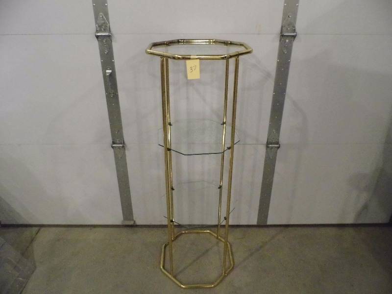 Brass & Glass Shelf