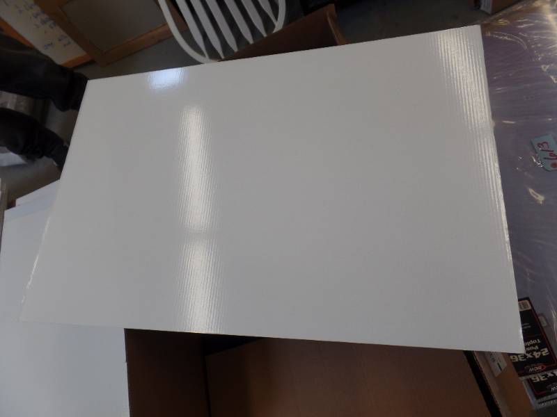 NEW CORRUGATED PLASTIC POUCH BOARD