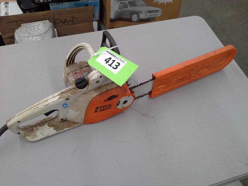 lot 413 image: Stihl E180C Chainsaw