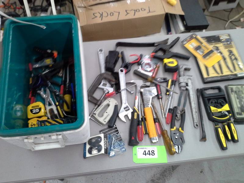 lot 448 image: Misc. Hand Tools Lot