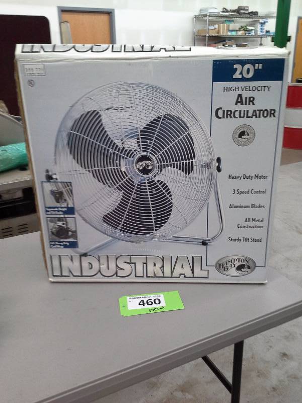 lot 460 image: 20 Industrial Air Circulator