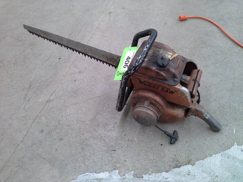 lot 406 image: Antique Wright Saw