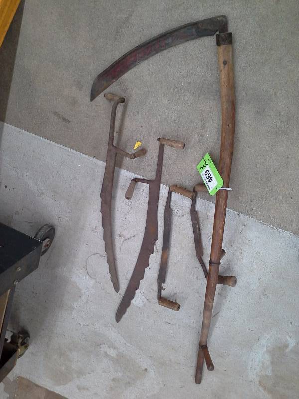 lot 469 image: Misc. Antique Hand Tools