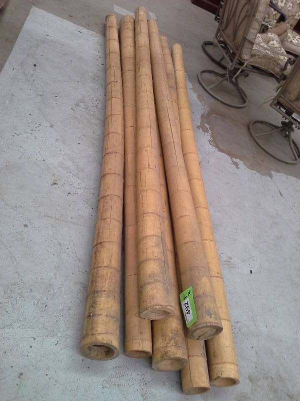 lot 492 image: 8 Bamboo Poles (7)