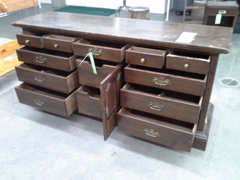 lot 508 image: Wooden Dresser