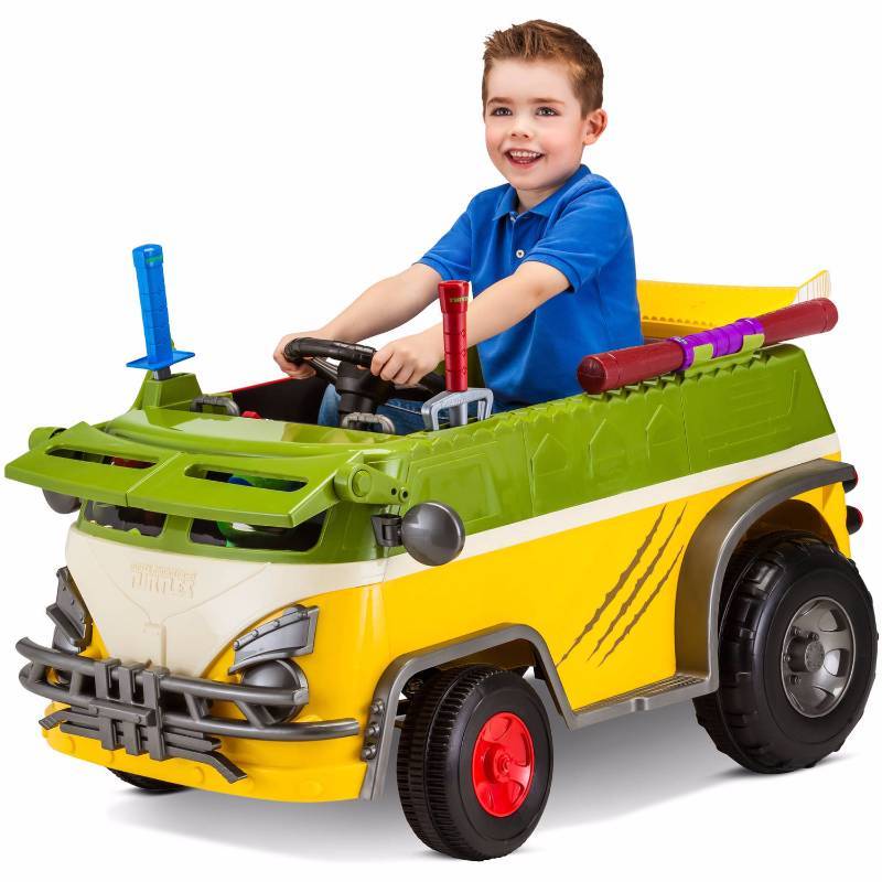 lot 24 image: Brand New - Teenage Mutant Ninja Turtles 6V Powered Ride-On Toy - Fully Assembled - Charger and Battery Included