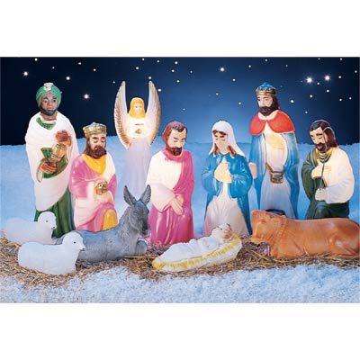 lot 203 image: 22 12pc Nativity Set, MSRP $169.99