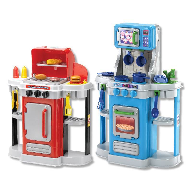 lot 241 image: Cookin Kitchen and BBQ Grill, MSRP $60.99, STOCK PHOTO, NEEDS ASSEMBLY