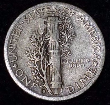 1931 D Mercury Dime - Semi Key Date