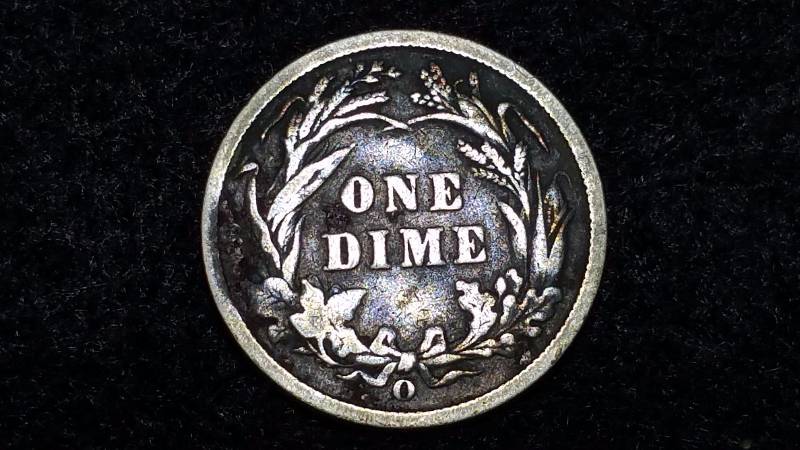 1892 O Barber Dime - Semi Key Date