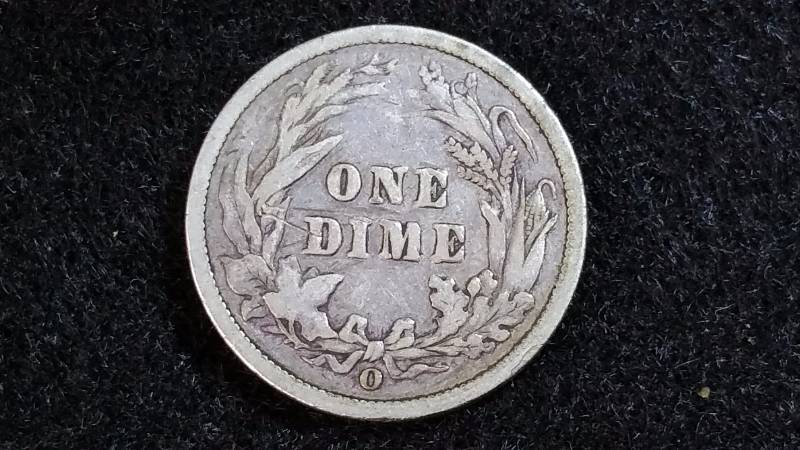 1898 O Barber Dime - Semi Key Date