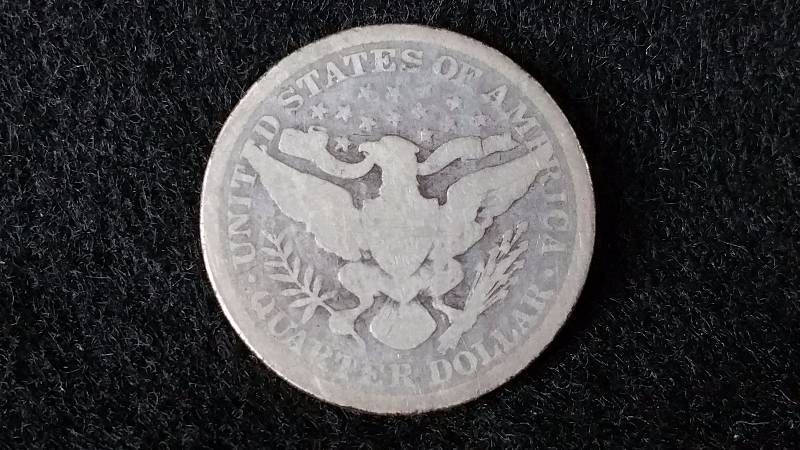 1892 P Barber Quarter - Semi Key Date
