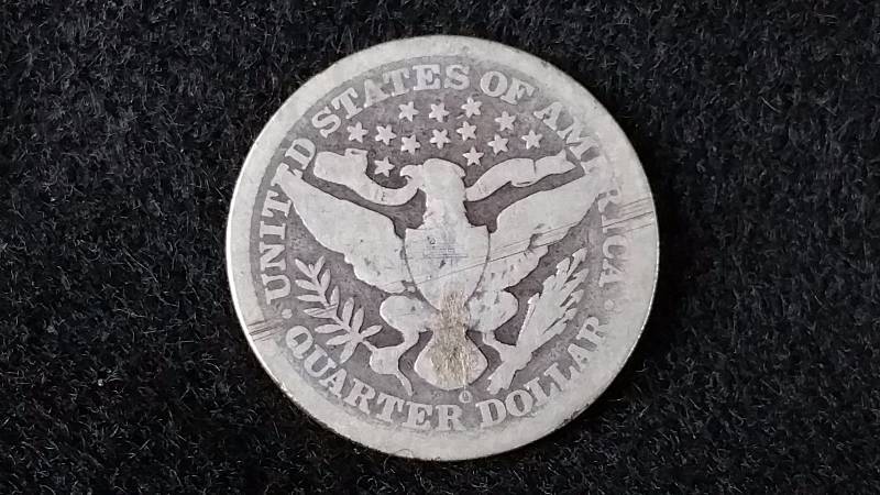 1897 O Barber Quarter - Semi Key Date