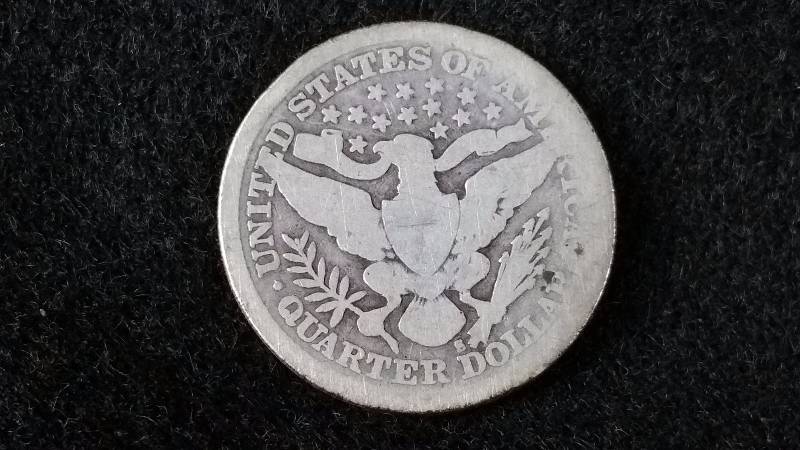 1897 S Barber Quarter - Key Date