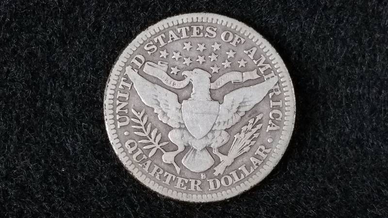 1908 S Barber Quarter - Semi Key Date