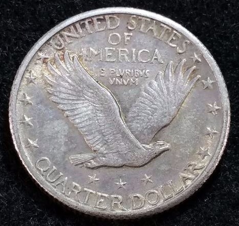 1920 D Standing Liberty Silver Quarter - Key Date, Higher Grade