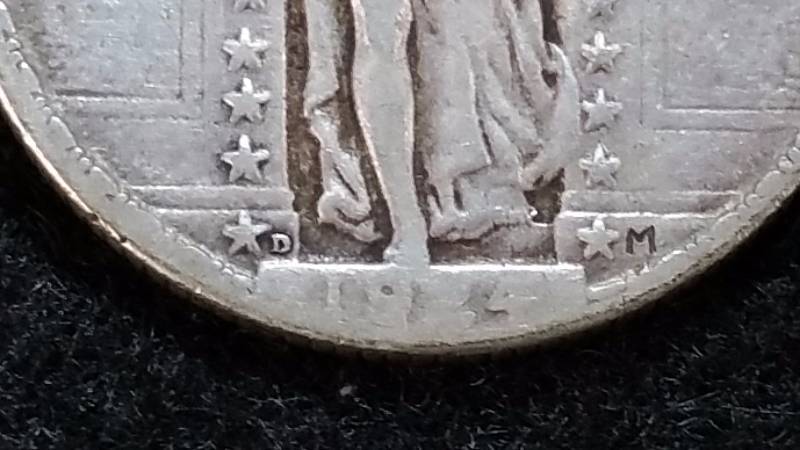 1924 D Standing Liberty Silver Quarter - Key Date