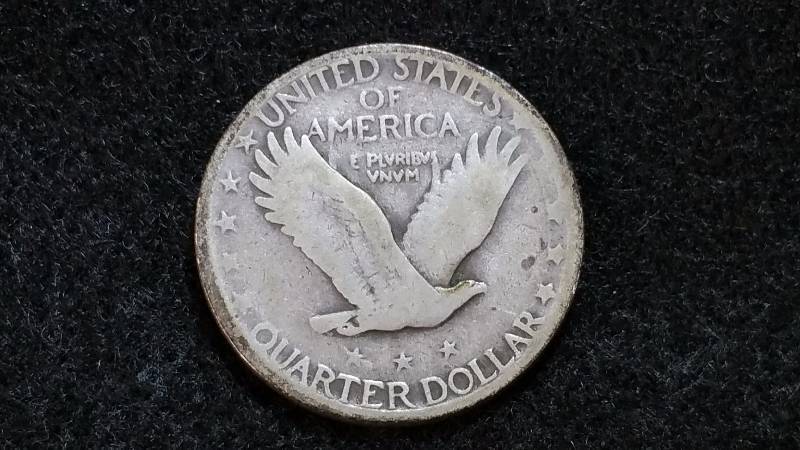 1927 S Standing Liberty Silver Quarter - Key Date