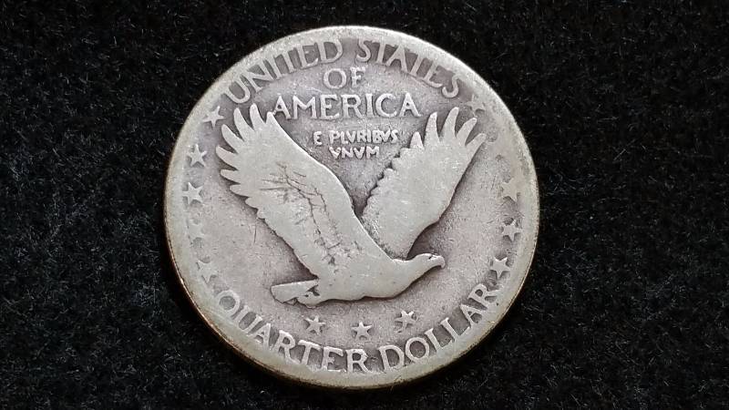 1927 D Standing Liberty Silver Quarter - Semi Key Date