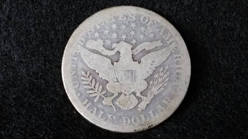 1893 P Barber Silver Half Dollar - Better Date
