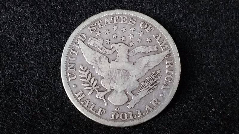 1893 O Barber Silver Half Dollar - Semi Key Date
