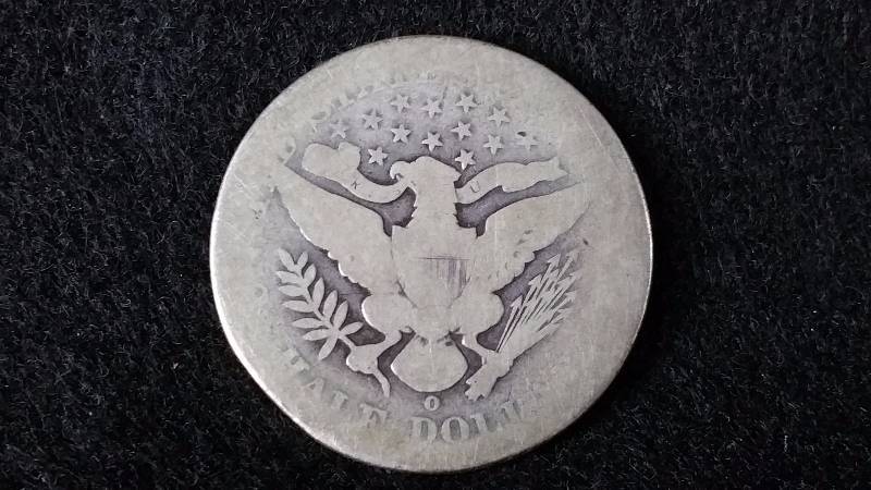 1894 O Barber Silver Half Dollar - Semi Key Date