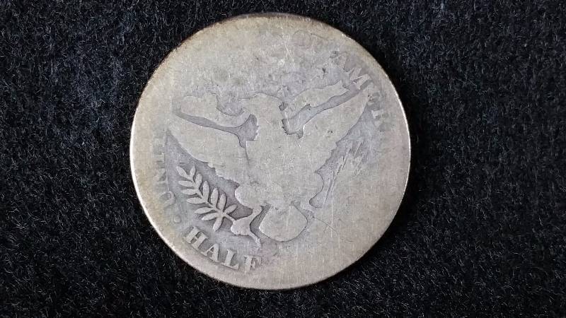 1895 P Barber Silver Half Dollar
