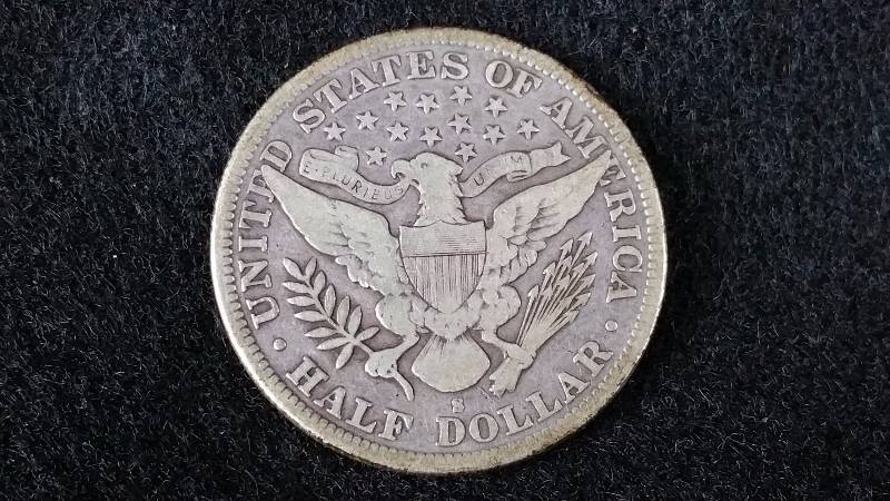 1895 S Barber Silver Half Dollar - Semi Key Date