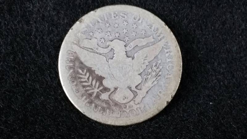 1898 S Barber Silver Half Dollar - Semi Key Date