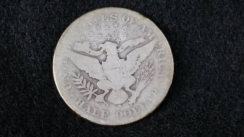 1901 S Barber Silver Half Dollar - Semi Key Date