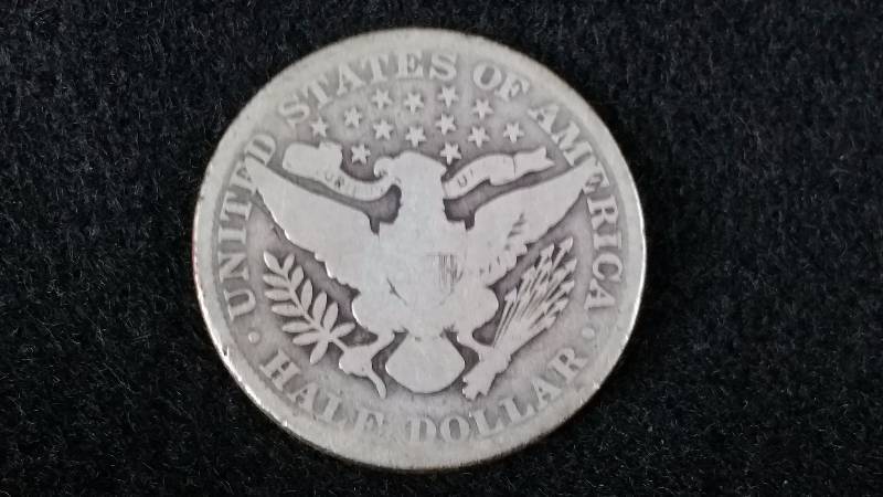 1902 P Barber Silver Half Dollar