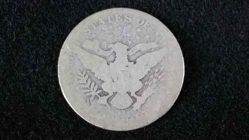 1902 S Barber Silver Half Dollar - Semi Key Date