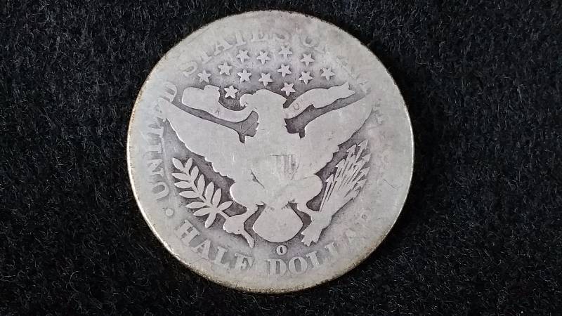 1903 O Barber Silver Half Dollar