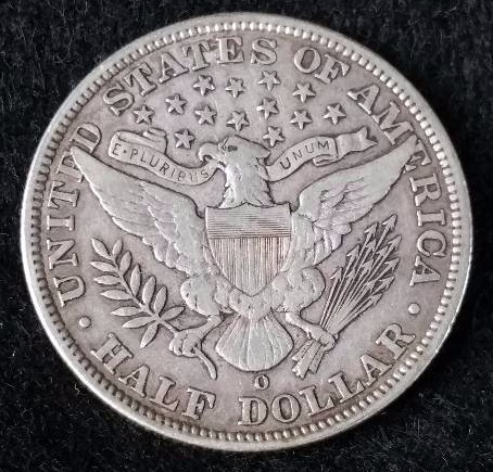 1904 O Barber Silver Half Dollar - Better Date