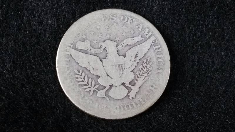1908 P Barber Silver Half Dollar