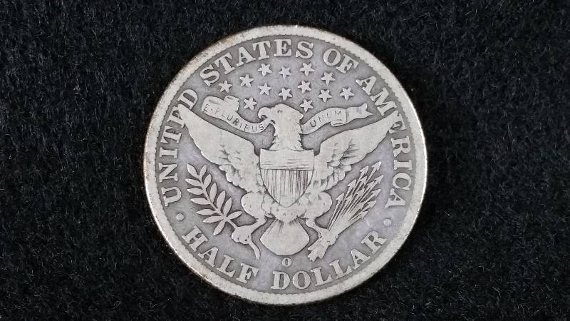 1909 O Barber Silver Half Dollar - Better Date