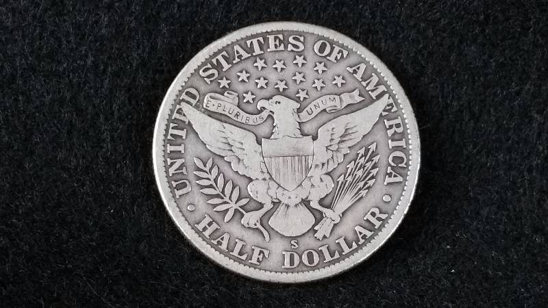 1913 S Barber Silver Half Dollar - Better Date