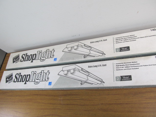 lot 88 image: 2 BRAND NEW 4 Shop Lights